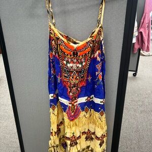 Parides Colorful Bohemian Maxi Dress/shirt